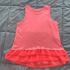Girls Neon Pink Tank Top